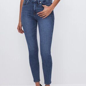 Good American Good Legs Cropped Jeans - Size 33 (Plus)